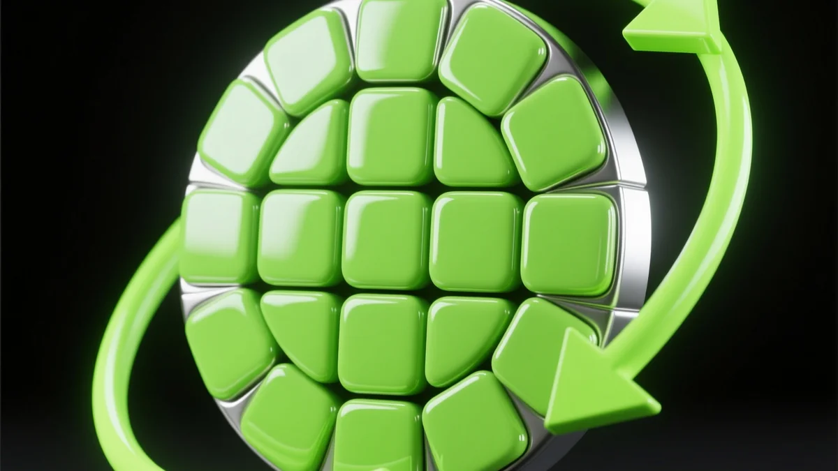 A ring of tiles looping, created with Pixazo AI