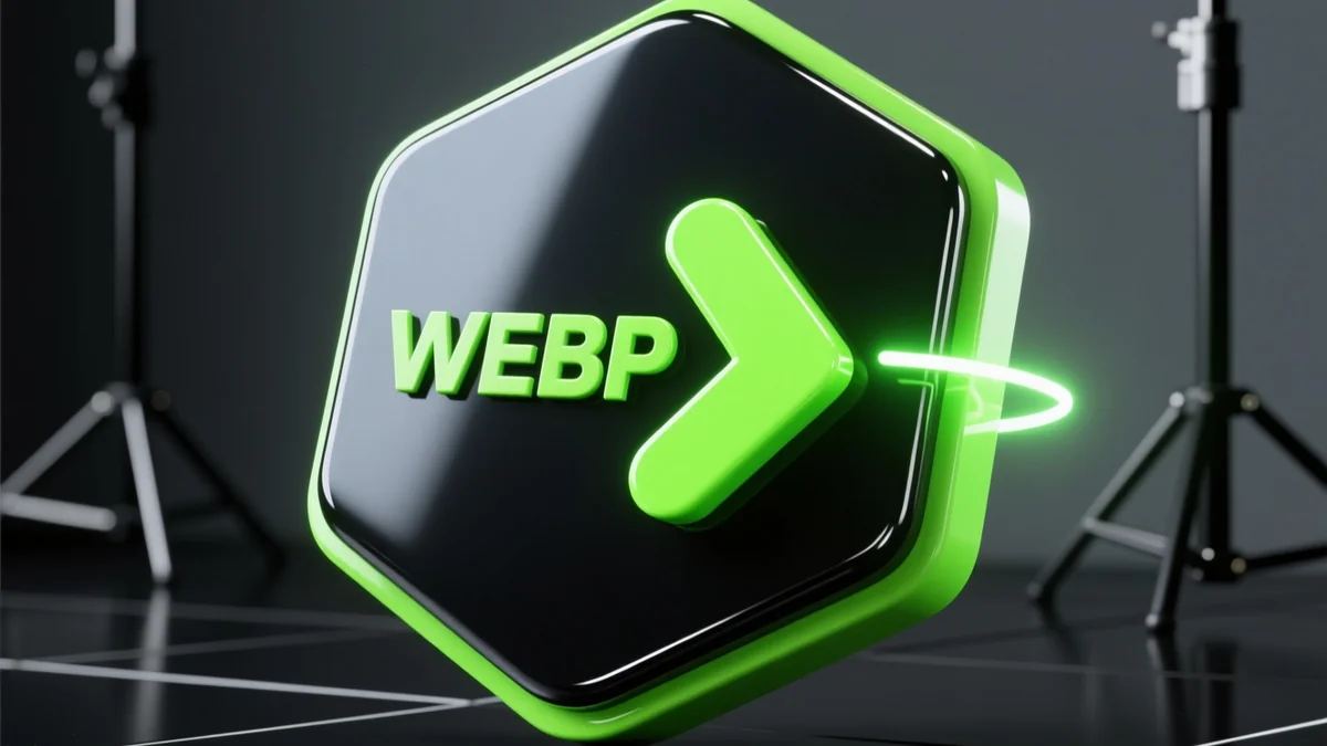 Convert WebP to GIF, an animated WebP becoming a universally supported GIF, created with Pixazo AI