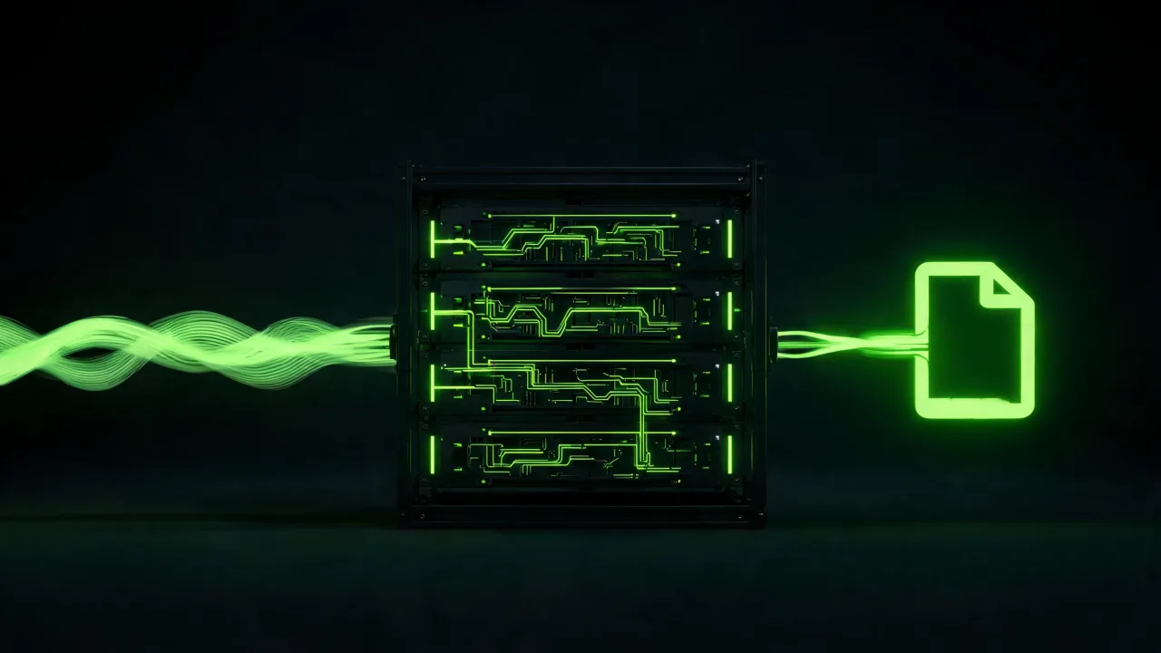 A converter node routing MP4 to WMV via lime cables, created with Pixazo AI
