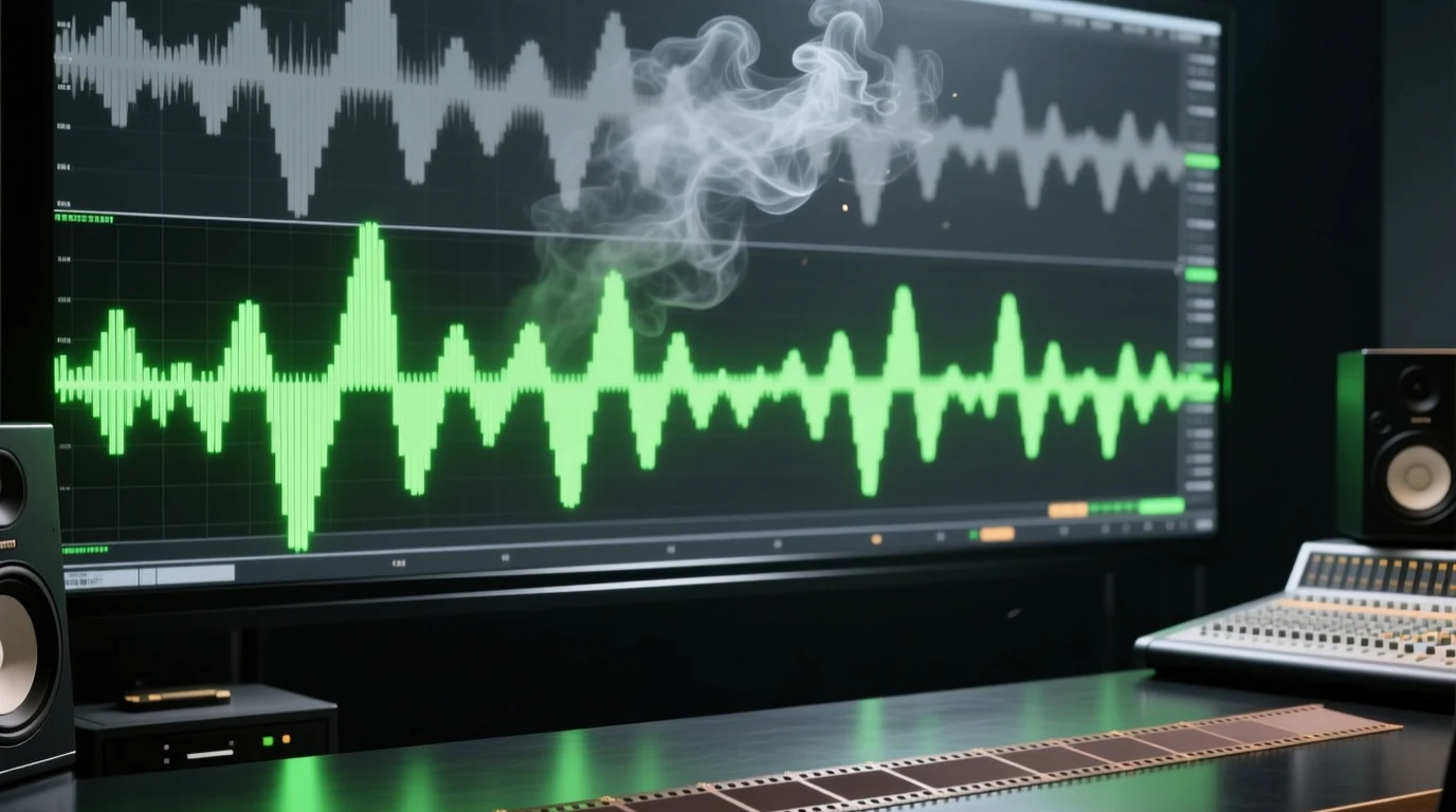 Replacing the original sound to add audio to video, with the old audio stream dropped and a new track written in