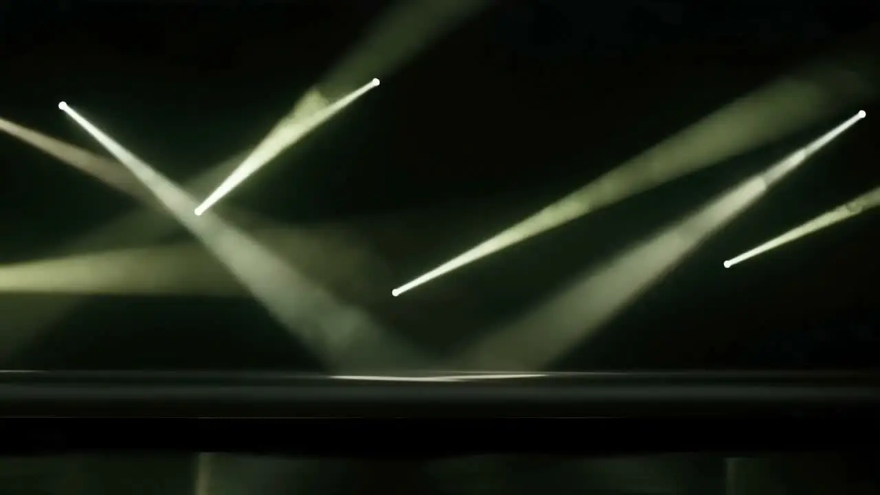Illustration : une batterie de barres lumineuses de studio en lumière rasante vert lime, créée avec Pixazo AI