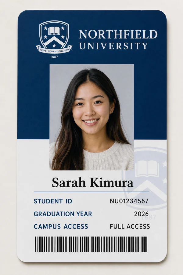 Carteirinha de estudante Card Design by Dra. Sarah Kimura