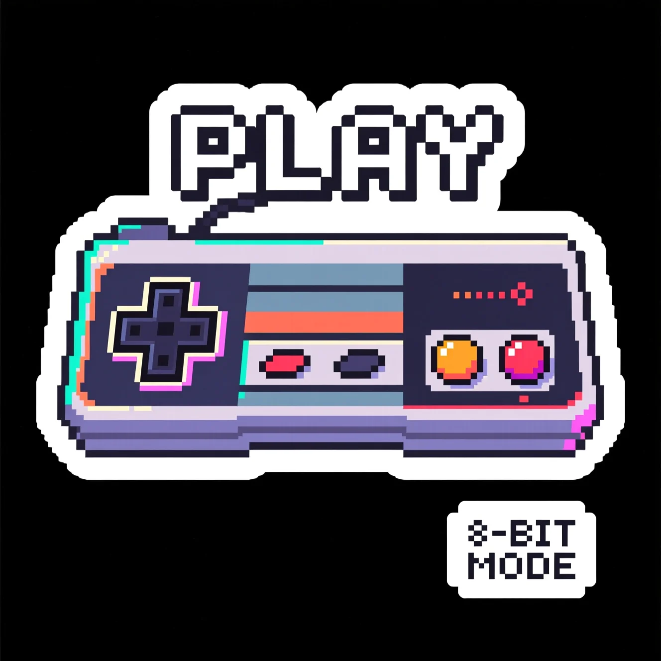 Game controller AI sticker