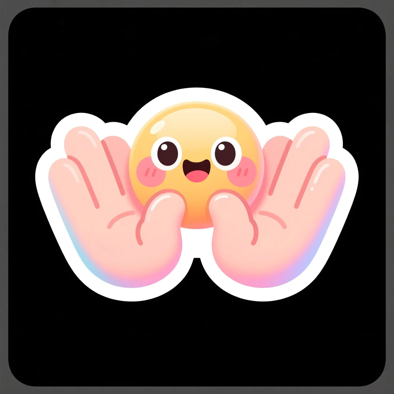 Reaction AI sticker: round of applause