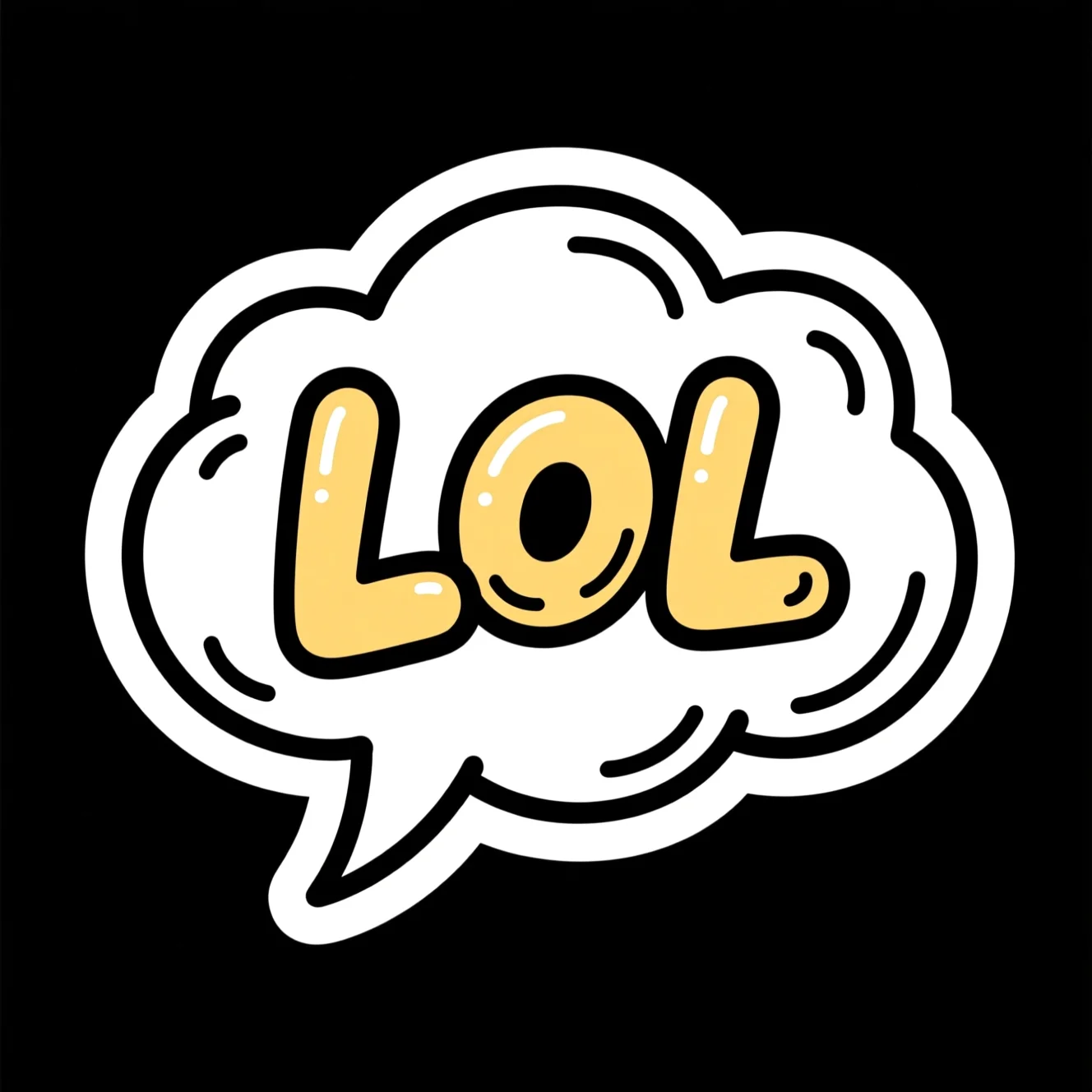 LOL text sticker — create stickers with AI