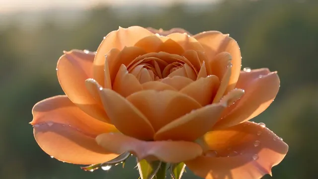 End frame: a fully bloomed flower.