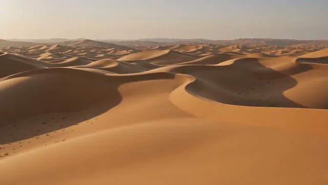End frame: golden desert dunes.