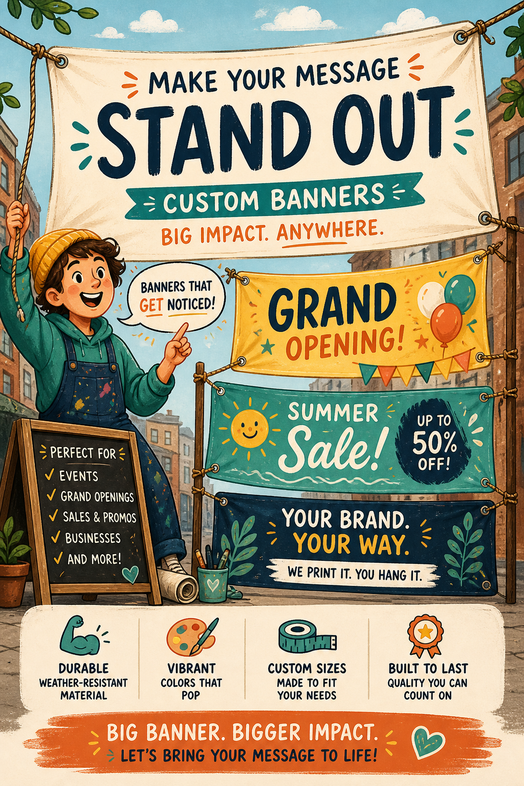 Bannière — illustration style web banner
