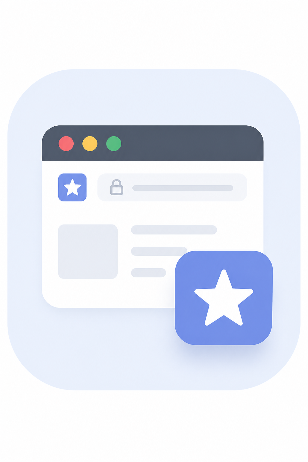 Favicon — modern style favicon design