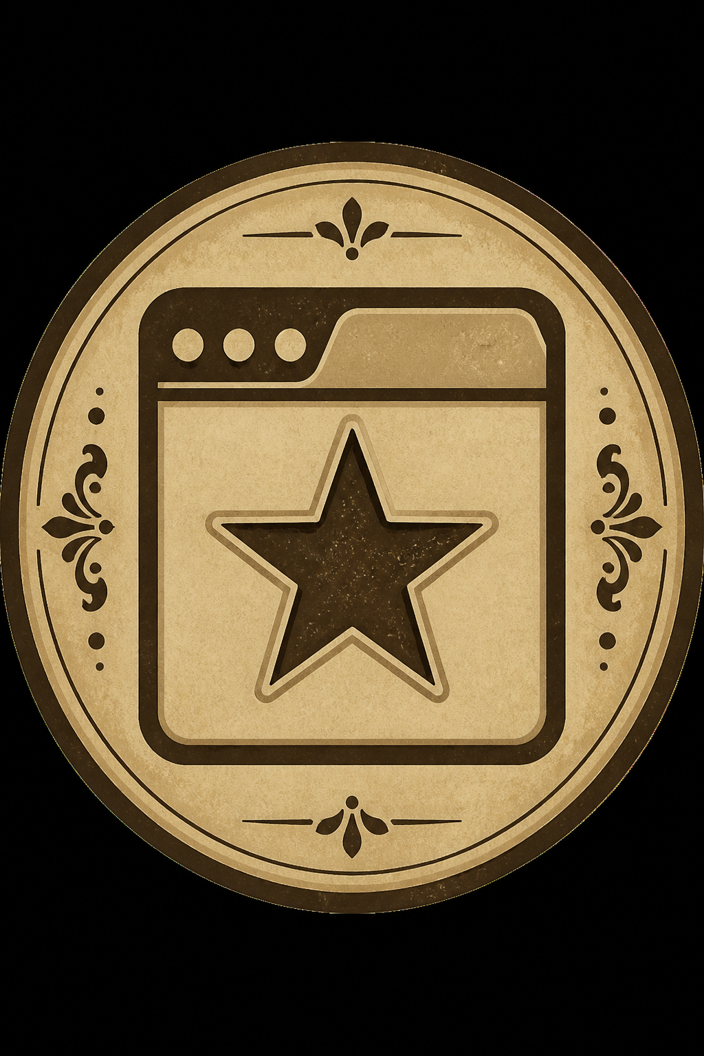 Favicon — vintage style favicon design