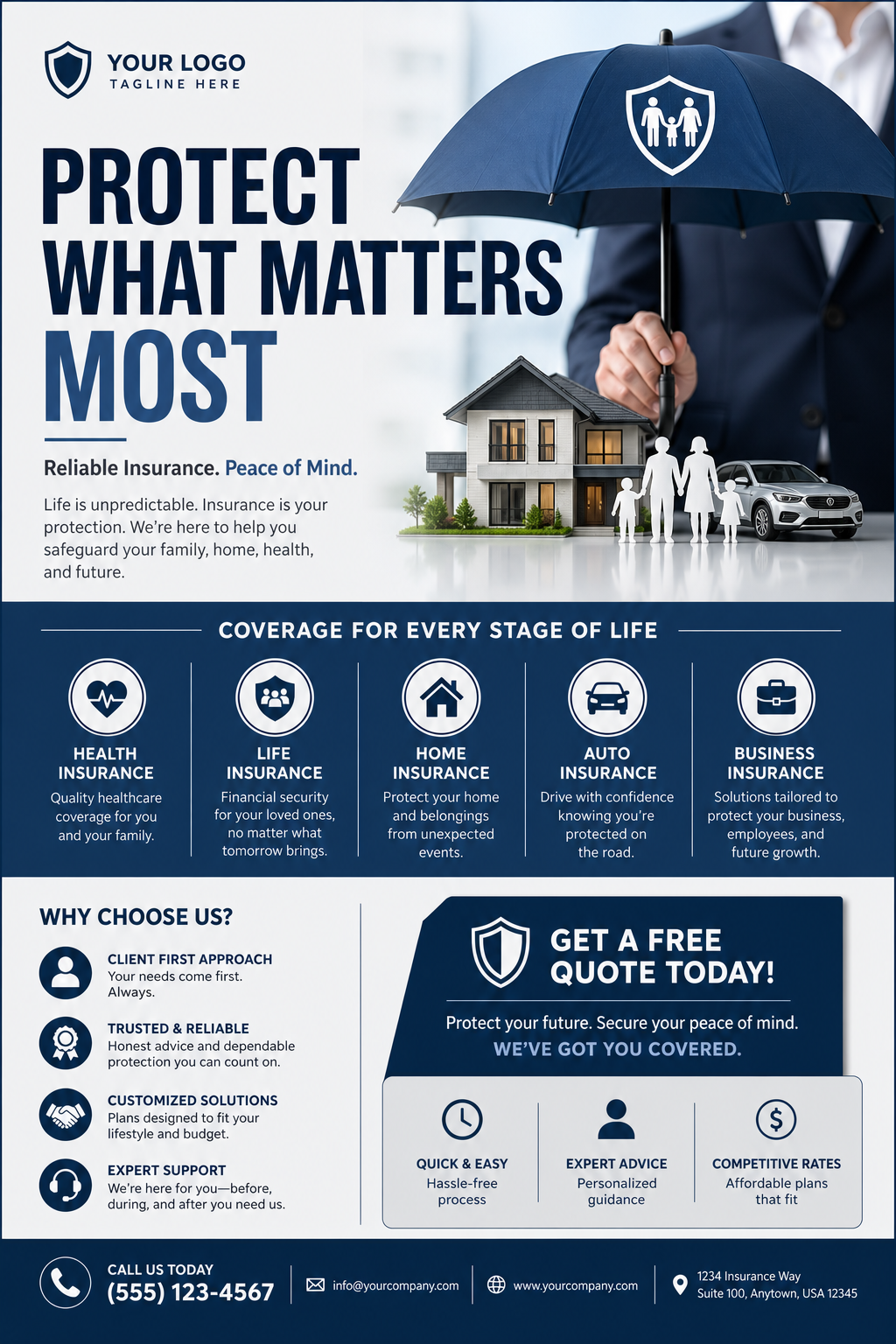 Insurance Policy Flyer Insurance Flyer : Create Free Insurance Flyers in Minutes with AI
