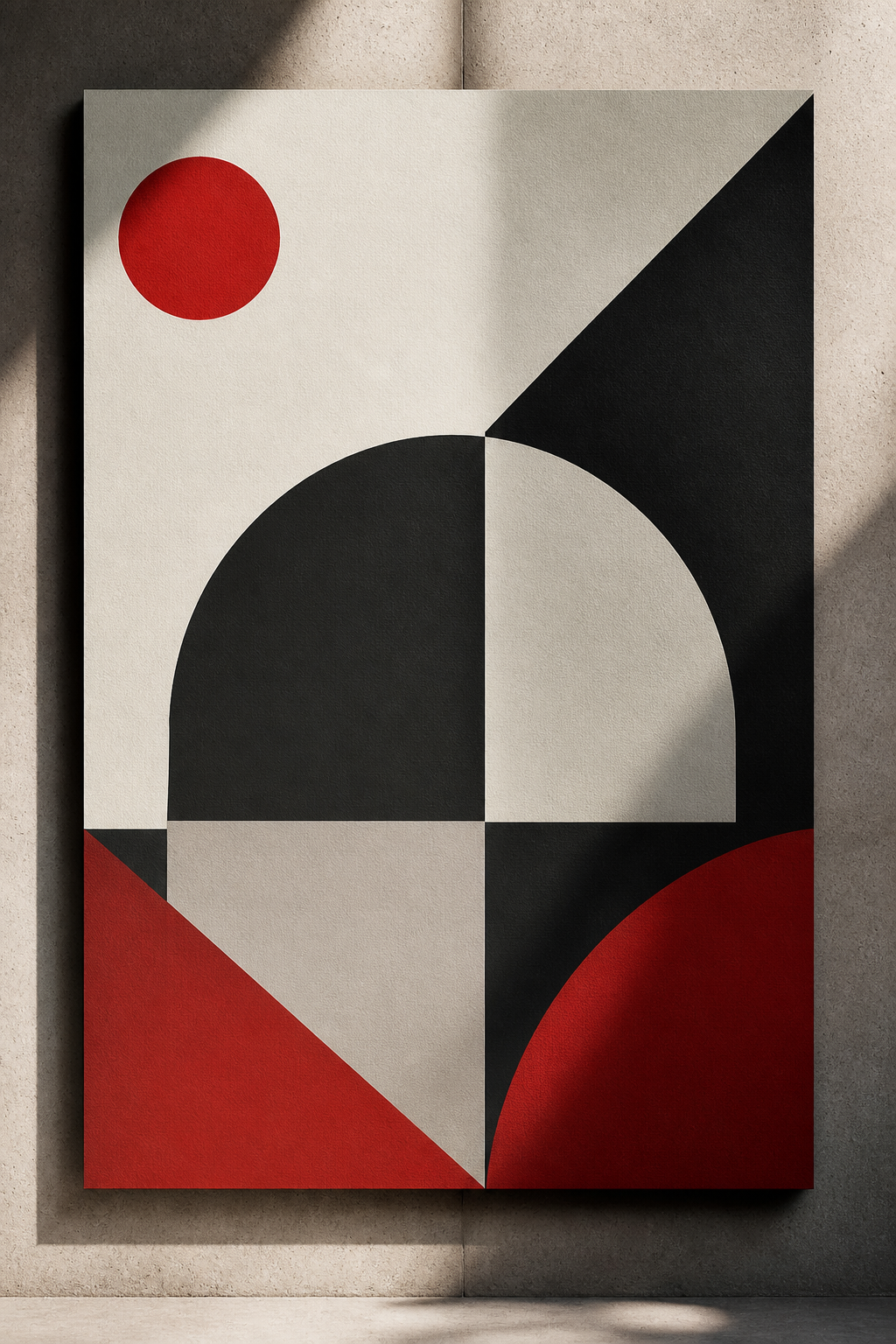 Geométrico Póster — photo-realistic style poster