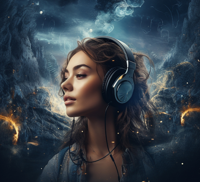 AI song generator creating a complete song from a text prompt